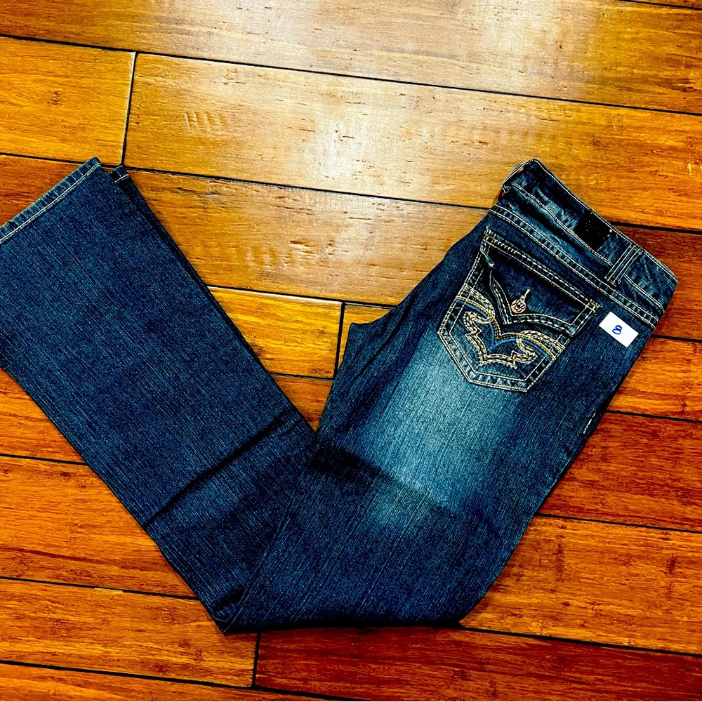 #8 Royal Blue 11x37 Womens bootcut jeans